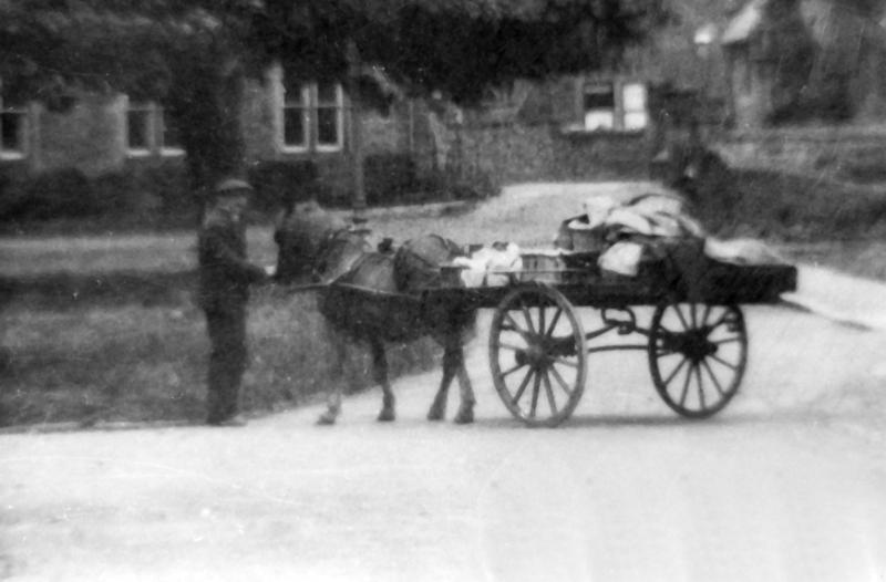 Bowring.jpg - William Bowring with his horse, Ginger.